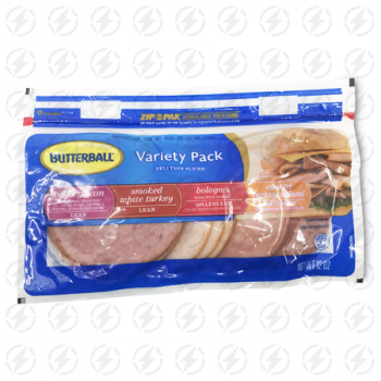 BUTTERBALL VARIETY PACK DELI THIN SLICED 12 OZ 