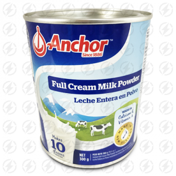 ANCHOR FULL CREAM POWDER MILK TIN 300G