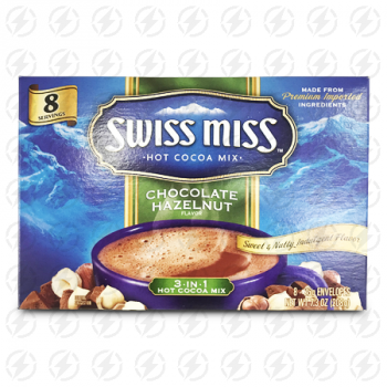 SWISS MISS 3IN1 CHOCOLATE HAZELNUT MIX 8X26G