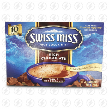SWISS MISS RICH CHOCOLATE 3IN1 MIX 10X28G