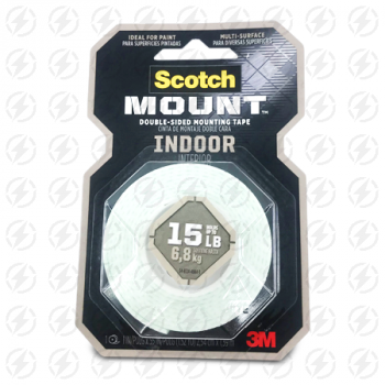 SCOTCH DOUBLE SIDED MOUNTING TAPE 1.52YARDS 