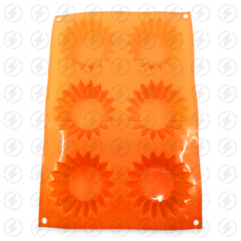 ESSENTIALS ORANGE CUPCAKE SILICONE BAKEWARE 