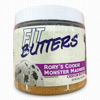 FIT BUTTERS RORY'S COOKIE MONSTER MADNESS CASHEW BUTTER 454G