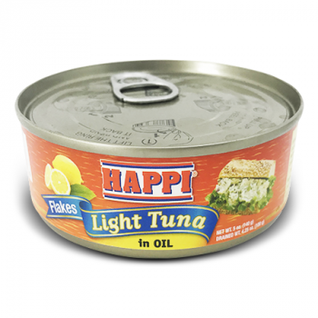 Happi Flakes Light Tuna in Oil 140 G