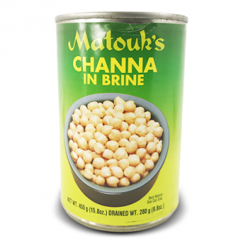 MATOUK'S CHICK PEAS / CHANNA IN BRINE 450 G 