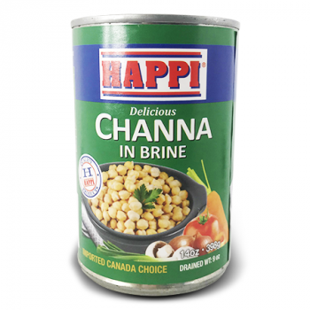 HAPPI CHHICK PEAS / CHANNA IN BRINE 398 G 