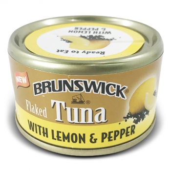 BRUNSWICK FLAKED TUNA WITH LEMON & PEPPER 85 G  