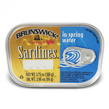 BRUNSWICK SARDINES IN SPRING WATER 106 G 