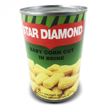 STAR DIAMOND BABY CORN CUT IN BRINE 400 G 