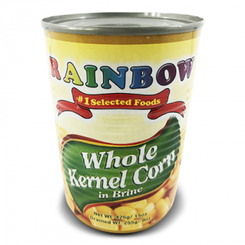 RAINBOW WHOLE KERNEL CORN IN BRINE 425 G 