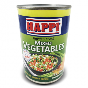 HAPPI MIXED VEGETABLES 398 G  