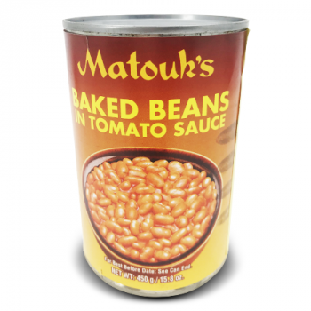 MATOUK'S BAKED BEANS IN TOMATO SAUCE 450 G 