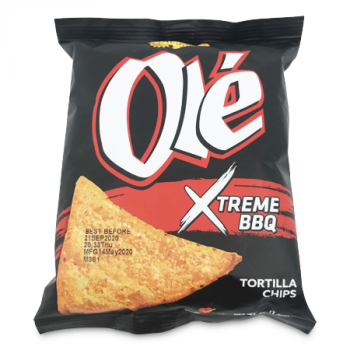 SUNSHINE SNACKS OLE XTREME BBQ TORTILLA CHIPS 43 G 