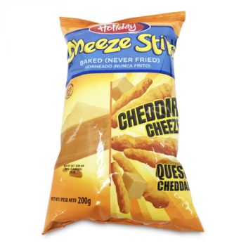 HOLIDAY CHEEZE STIKS CHEDDAR CHEESE 200G