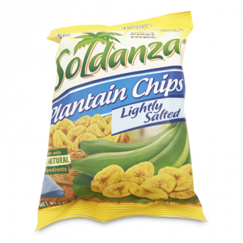 SOLDANZA PLANTAIN CHIPS LIGHTY SALTED 45 G 