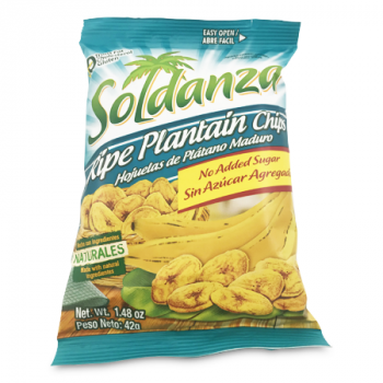 SOLDANZA RIPE PLANTAIN CHIPS 42 G 