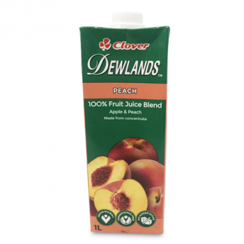 DEWLANDS PEACH 100% FRUIT JUICE BLEND 1L