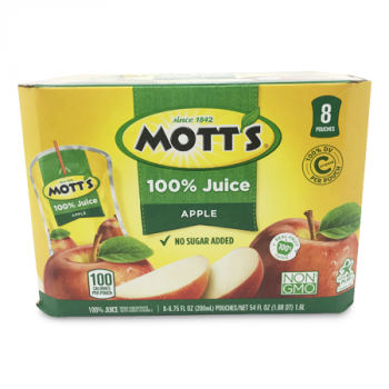 MOTTS APPLE JUICE 200ML 8 PACK