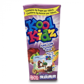 KOOL KIDZ APPLE GRAPE FLAVOURED DRINK 200 ML