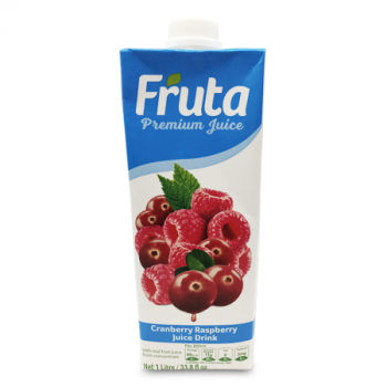 FRUTA PREMIUM JUICE CRANBERRY RASPBERRY 1 L 