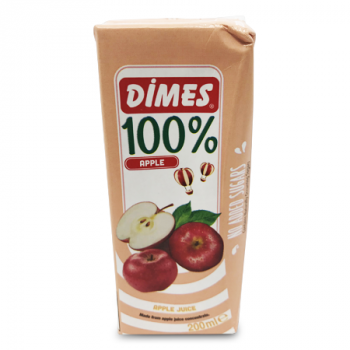 DIMES 100% APPLE JUICE 200 ML 