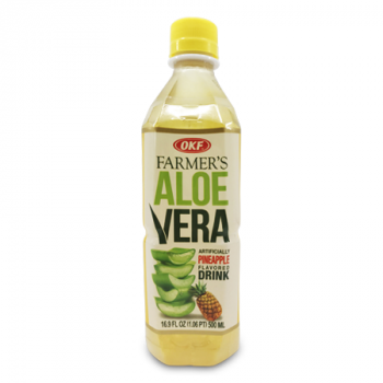 OKF FARMER'S ALOE VERA PINEAPPLE FLAVOURED DRINK 500 ML 