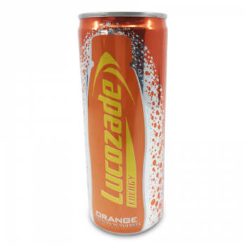 LUCOZADE ENERGY DRINK ORANGE CAN 250 ML