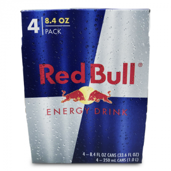 RED BULL ENERGY DRINK 4 PK 250 ML CANS 