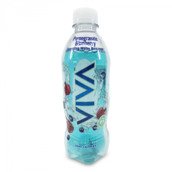 VIVA POMEGRANATE BLUEBERRY SPARKLING WATER BEVERAGE 350 ML 