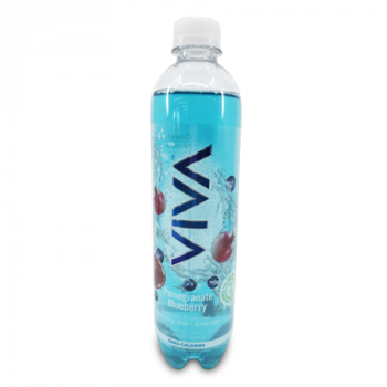 VIVA POMEGRANATE BLUEBERRY SPARKLING WATER BEVERAGE 500 ML 