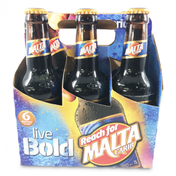 MALTA CARIB NON-ALCOHOLIC MALT BEVERAGE 6 X 275 ML