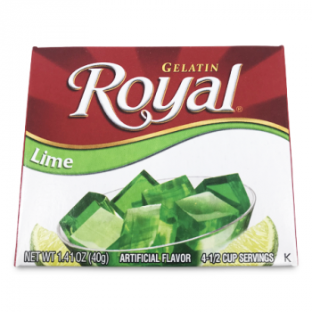 ROYAL GELATIN  LIME 40 G 