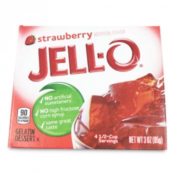 JELL-O GELATIN DESSERT STRAWBERRY 85 G 