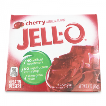 JELL-O GELATIN DESSERT CHERRY 85 G 