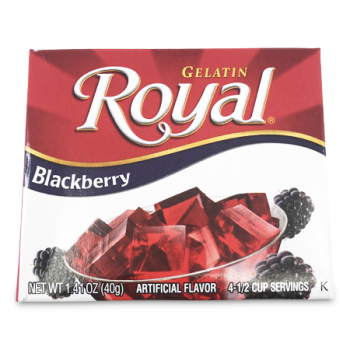 ROYAL GELATIN BLACKBERRY 40 G 