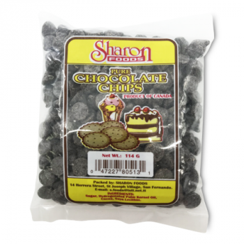 SHARON'S PURE CHOCOLATE  CHIPS 114 G 