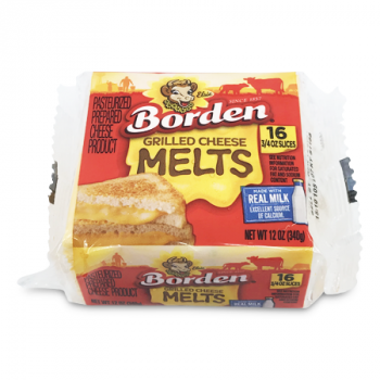 BORDEN GRILLED CHEESE MELTS 16 SLICES 340 G 