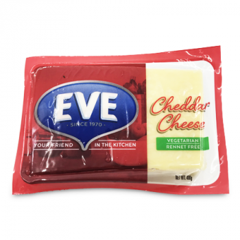 EVE CHEDDAR CHEESE VEGETARIAN RENNET FREE 400 G 