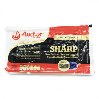 ANCHOR SPECIALTY RANGE SHARP NEW ZEALAND CHEDDAR CHEESE 250 G 