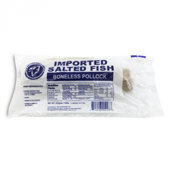 SFM IMPORTED SALTED FISH BONELESS POLLOCK 227 G 