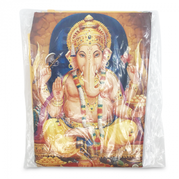 THE LITTLE STORE GANESH GOLD PRINTED YELLOW FLAG 