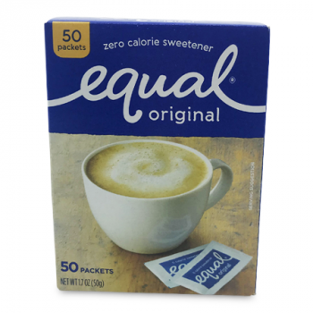 EQUAL ORIGINAL  SWEETENER 50 PACKETS 