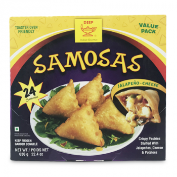 DEEP SAMOSAS JALAPENO&CHEESE 24PCS 636G