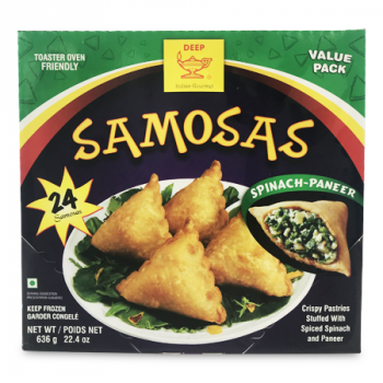 DEEP SAMOSAS SPINACH&PANEER 24PCS 636G