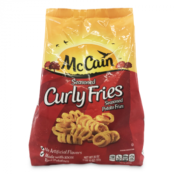 MC CAIN SEASONED CURLY FRIES 12OZ