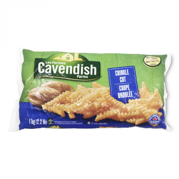 CAVENDISH CRINKLE CUT FRIES 1KG