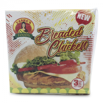 VASHA FOOD BREADED CHICKEN PATTIES 226G