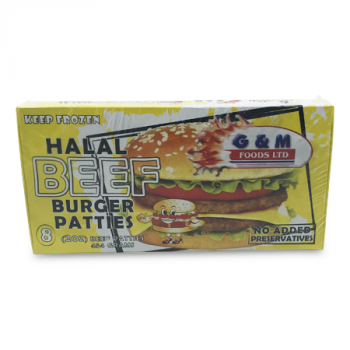 G&M BEEF BURGERS PATTIES 454G