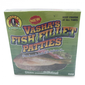 VASHA FOODS FISH FILLETS PATTIES 4X2OZ 226G