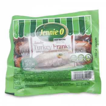 JENNIE-O JUMBO TURKEY FRANKS 16OZ